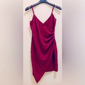 Women’s red cocktail dress by Papermoon size L